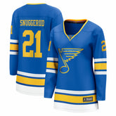 NHL Jimmy Snuggerud St. Louis Blues Fanatics Women's Home Breakaway Jersey