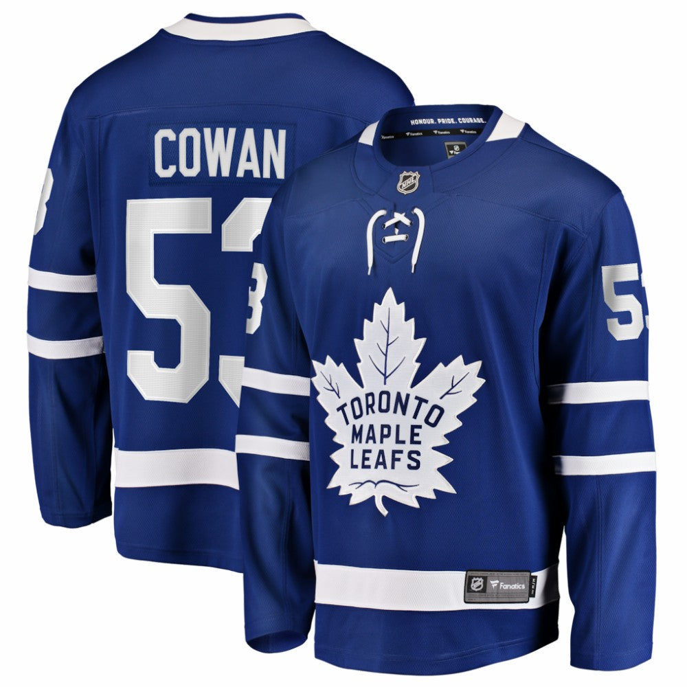 NHL Easton Cowan Toronto Maple Leafs Fanatics Home Breakaway Jersey