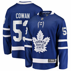 NHL Easton Cowan Toronto Maple Leafs Fanatics Home Breakaway Jersey