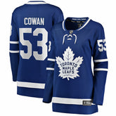 NHL Easton Cowan Toronto Maple Leafs Indiana Women's Home Breakaway Jersey