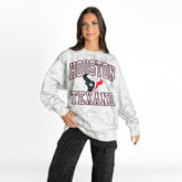 Gameday Couture Women's Whiteout Oversized Premium Fleece Sweatshirt - Houston Texans Sweatshirts