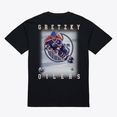 NHL Wayne Gretzky Edmonton Oilers Mitchell & Ness Photo T-Shirt