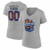 NHL Boston Bruins Women's 2026 NHL Stadium Series Personalized Name & Number V-Neck T-Shirt