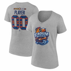 NHL Boston Bruins Women's 2026 NHL Stadium Series Personalized Name & Number V-Neck T-Shirt