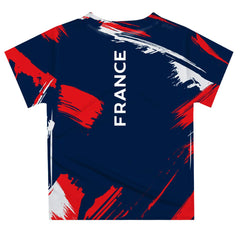 France National Team Vive La Fete Youth Paint Brush T-Shirt