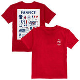 France National Team Vive La Fete Youth Impressions Artwork T-Shirt
