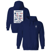 France National Team Vive La Fete Women's Impressions Artwork Hoodie