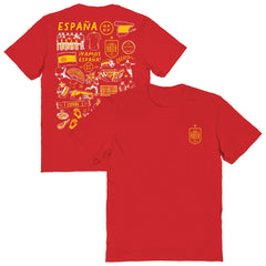 Spain National Team Vive La Fete Women's Impressions Artwork Fitted T-Shirt