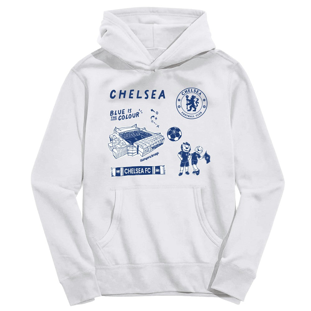 Chelsea Vive La Fete Youth Impressions Icons Hoodie