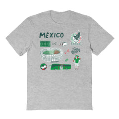 Mexico National Team Vive La Fete Youth Impressions Icons T-Shirt