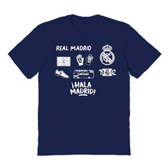 Real Madrid Vive La Fete Youth Impressions Icons T-Shirt