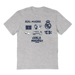 Real Madrid Vive La Fete Youth Impressions Icons T-Shirt