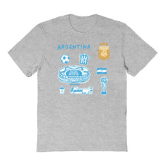 Argentina National Team Vive La Fete Youth Impressions Icons T-Shirt