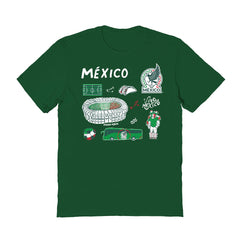 Mexico National Team Vive La Fete Women's Impressions Icons T-Shirt