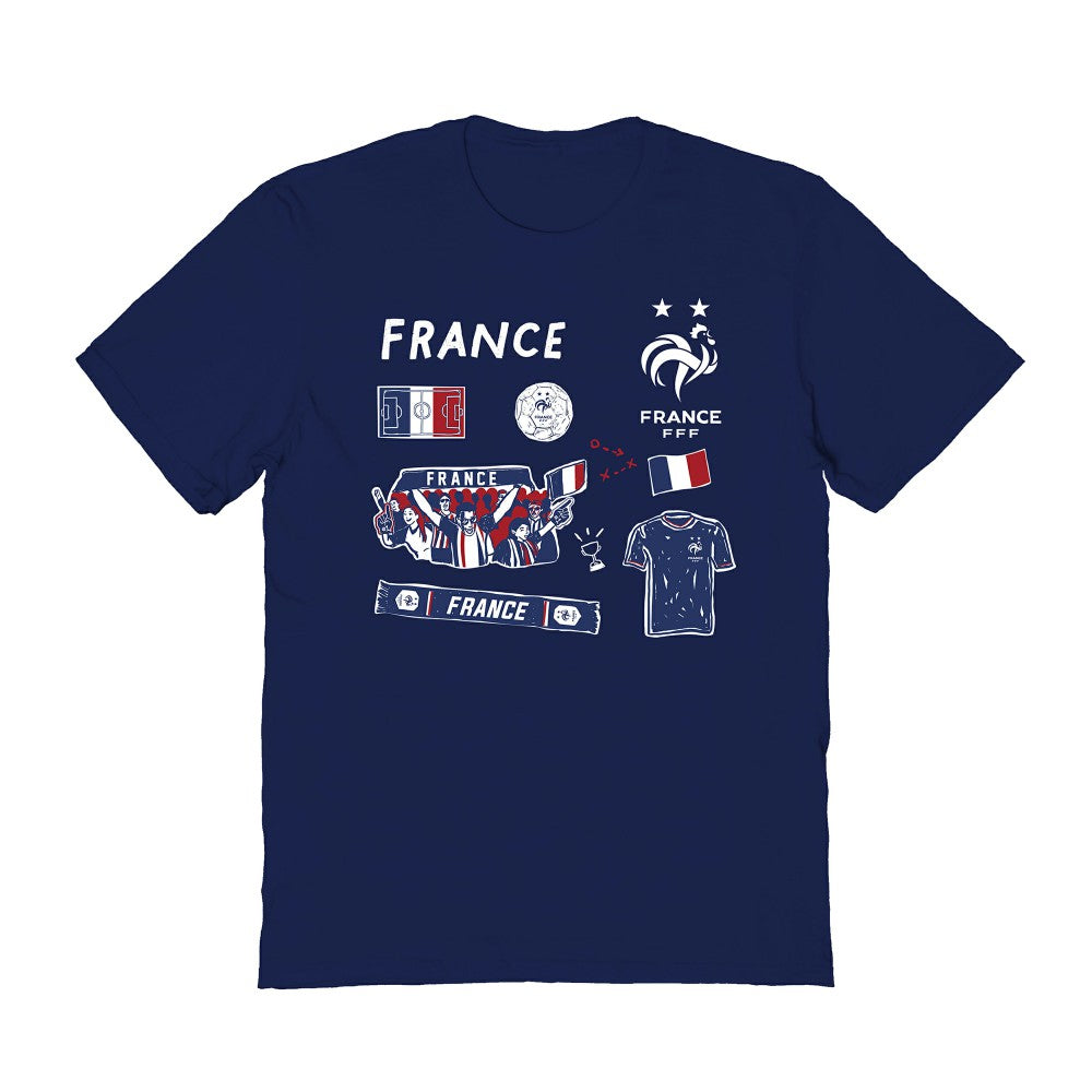 France National Team Vive La Fete Women's Impressions Icons T-Shirt