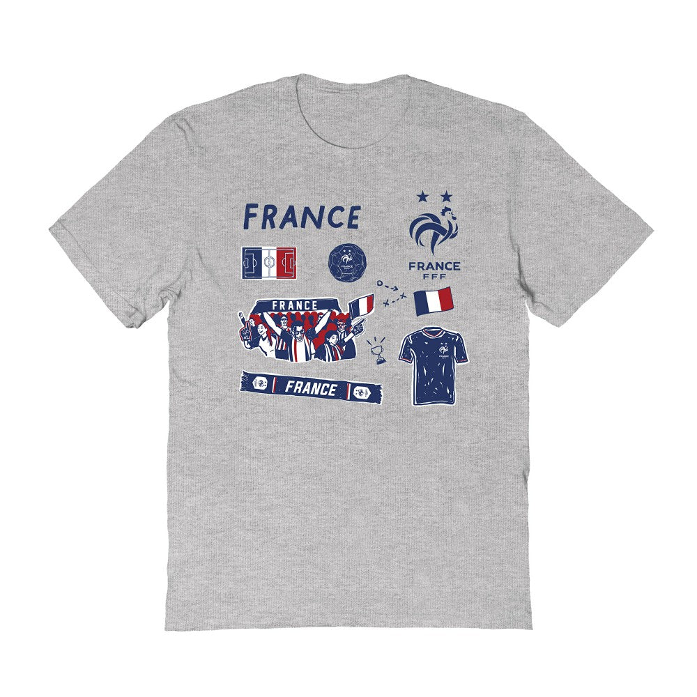France National Team Vive La Fete Women's Impressions Icons T-Shirt
