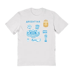 Argentina National Team Vive La Fete Women's Impressions Icons T-Shirt