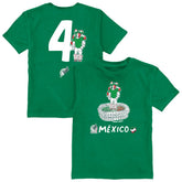 Edson Álvarez Mexico National Team Vive La Fete Youth Player Name & Number Stadium Style T-Shirt