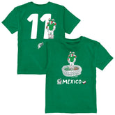 Santiago Gimenez Mexico National Team Vive La Fete Youth Player Name & Number Stadium Style T-Shirt