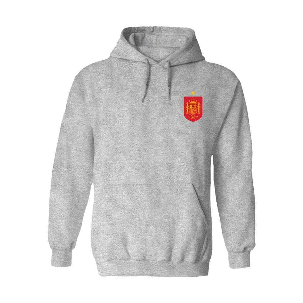 Spain National Team Vive La Fete Women's Color Badge Fleece Hoodie