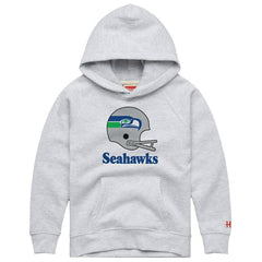 Homage Youth Big Helmet Tri-Blend Hoodie - Seattle Seahawks Hoodies