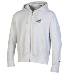 Reverse Weave Full-Zip Hoodie - Miami Dolphins Hoodies