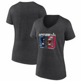 vs. Seattle Seahawks Women's Super Bowl LX Matchup Plus Size Final Battle V-Neck T-Shirt - New England Patriots T-shirts