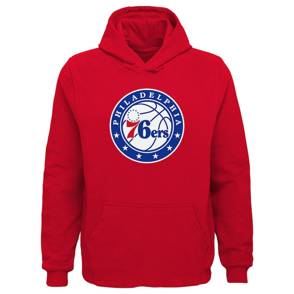 Philadelphia 76ers Outerstuff Youth Primary Logo Pullover Hoodie