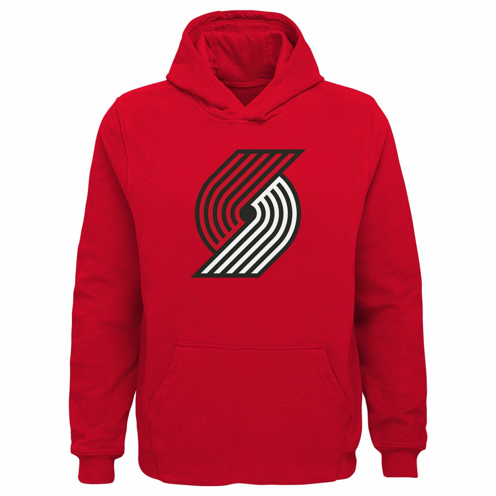 Portland Trail Blazers Outerstuff Youth Primary Logo Pullover Hoodie