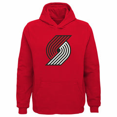 Portland Trail Blazers Outerstuff Youth Primary Logo Pullover Hoodie