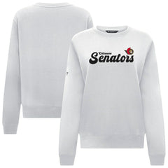 NHL Ottawa Senators Levelwear Women's Yvette Big Script Tri-Blend Sweatshirt