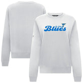 NHL St. Louis Blues Levelwear Women's Yvette Big Script Tri-Blend Sweatshirt