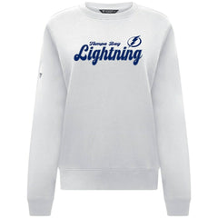 NHL Tampa Bay Lightning Levelwear Women's Yvette Big Script Tri-Blend Sweatshirt