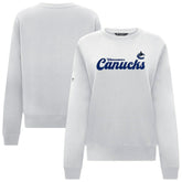 NHL Vancouver Canucks Levelwear Women's Yvette Big Script Tri-Blend Sweatshirt
