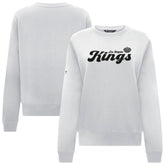NHL Los Angeles Kings Levelwear Women's Yvette Big Script Tri-Blend Sweatshirt