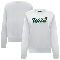 NHL Minnesota Wild Levelwear Women's Yvette Big Script Tri-Blend Sweatshirt
