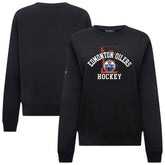 NHL Edmonton Oilers Levelwear Women's Yvette Limelight Big Letter Sweatshirt