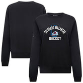 NHL Colorado Avalanche Levelwear Women's Yvette Limelight Big Letter Sweatshirt