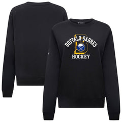NHL Buffalo Sabres Levelwear Women's Yvette Limelight Big Letter Sweatshirt