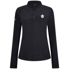 NHL Toronto Maple Leafs Levelwear Women's Spike Raglan Quarter-Zip Top