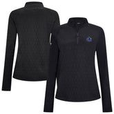NHL Vancouver Canucks Levelwear Women's Spike Raglan Quarter-Zip Top