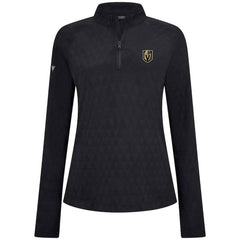 NHL Vegas Golden Knights Levelwear Women's Spike Raglan Quarter-Zip Top