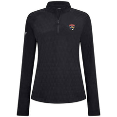NHL Florida Panthers Levelwear Women's Spike Raglan Quarter-Zip Top