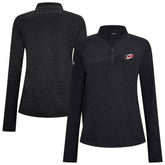 NHL Carolina Hurricanes Levelwear Women's Spike Raglan Quarter-Zip Top