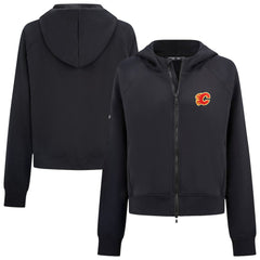 NHL Calgary Flames Levelwear Women's Judd Raglan Full-Zip Hoodie