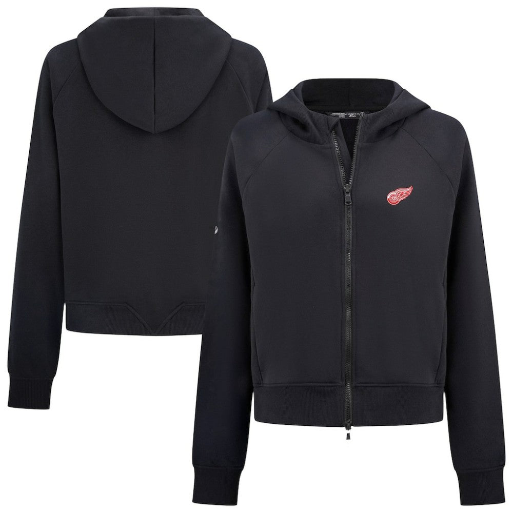 NHL Detroit Red Wings Levelwear Women's Judd Raglan Full-Zip Hoodie