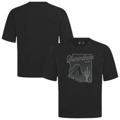 Black Arizona Diamondbacks Levelwear Sunrise Luxe Signature Knit T-Shirt