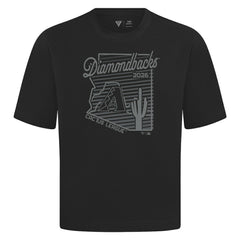 Black Arizona Diamondbacks Levelwear Sunrise Luxe Signature Knit T-Shirt