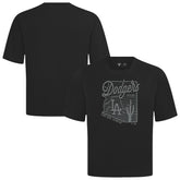 Black Los Angeles Dodgers Levelwear Sunrise Luxe Signature Knit T-Shirt