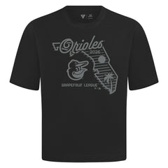 Black Baltimore Orioles Levelwear Sunrise Luxe Signature Knit T-Shirt